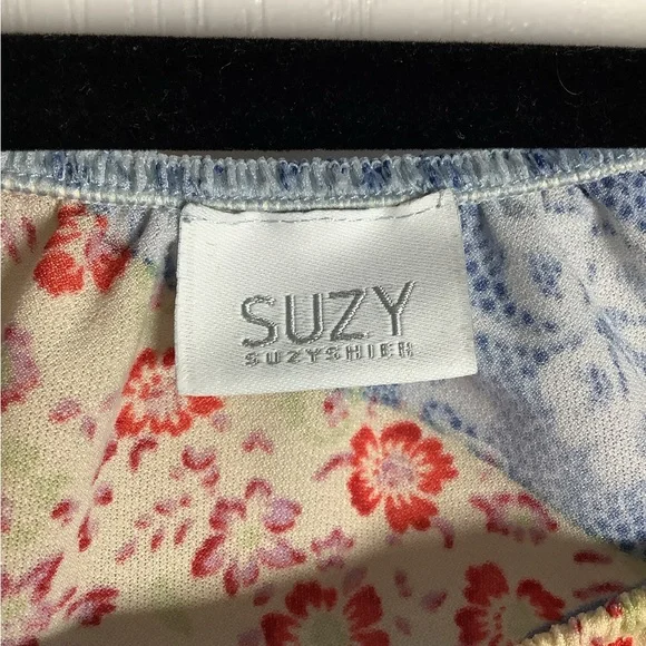 Suzy Shier patchwork pattern top - Picture 7 of 7